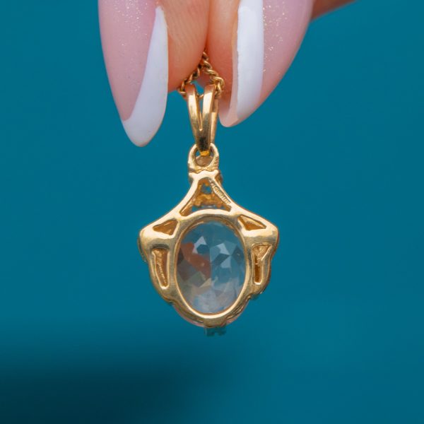 9ct Gold Morganite Charm, 2.20ct - Image 5