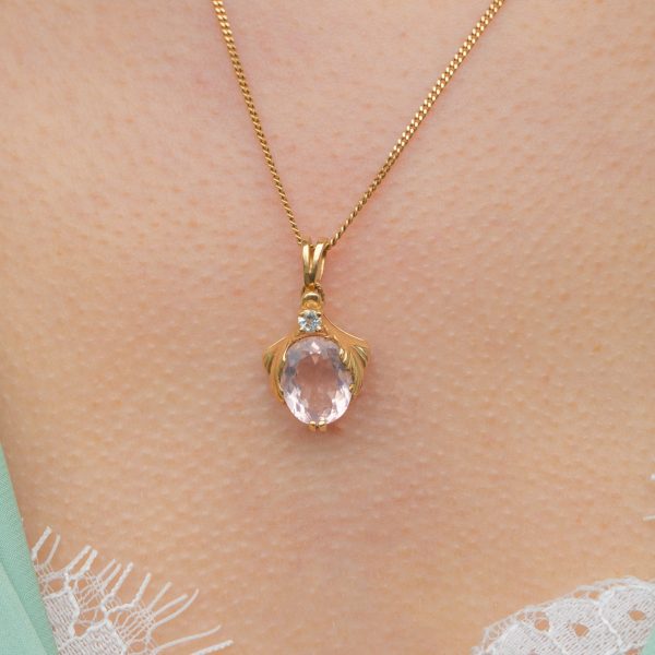 9ct Gold Morganite Charm, 2.20ct - Image 6